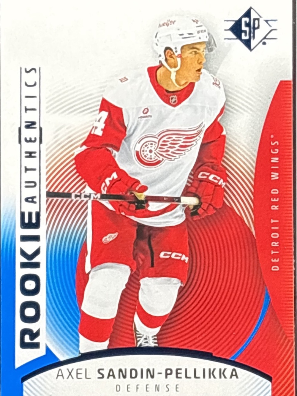 Upper Deck SP Axel Sandin-Pellikka Rookie Trading Card
